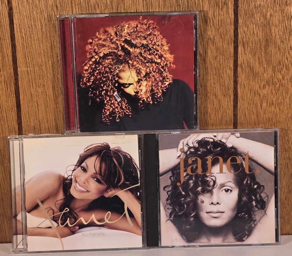 Janet Jackson CD Lot Janet All For You Velvet Rope Pop R&B 3 Discs